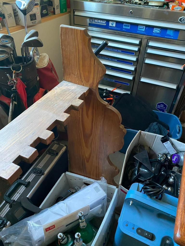 Wood Floor Standing Gun Rack