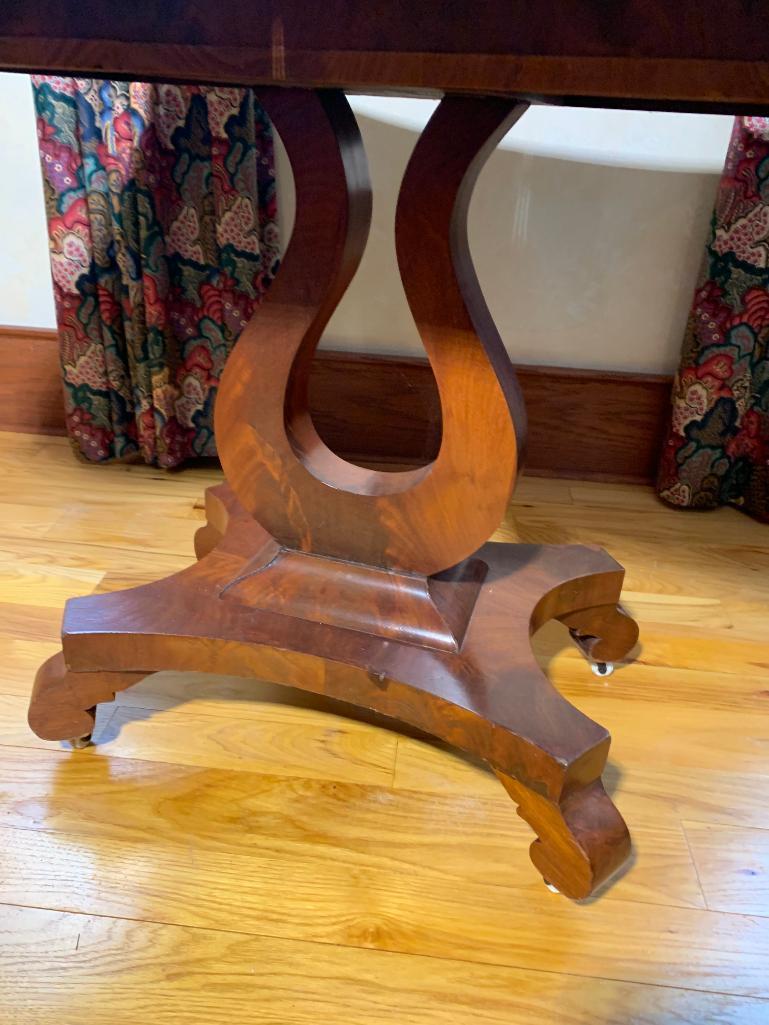Antique Folding Card Game Table