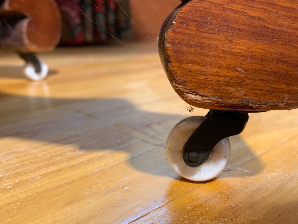 Antique Folding Card Game Table