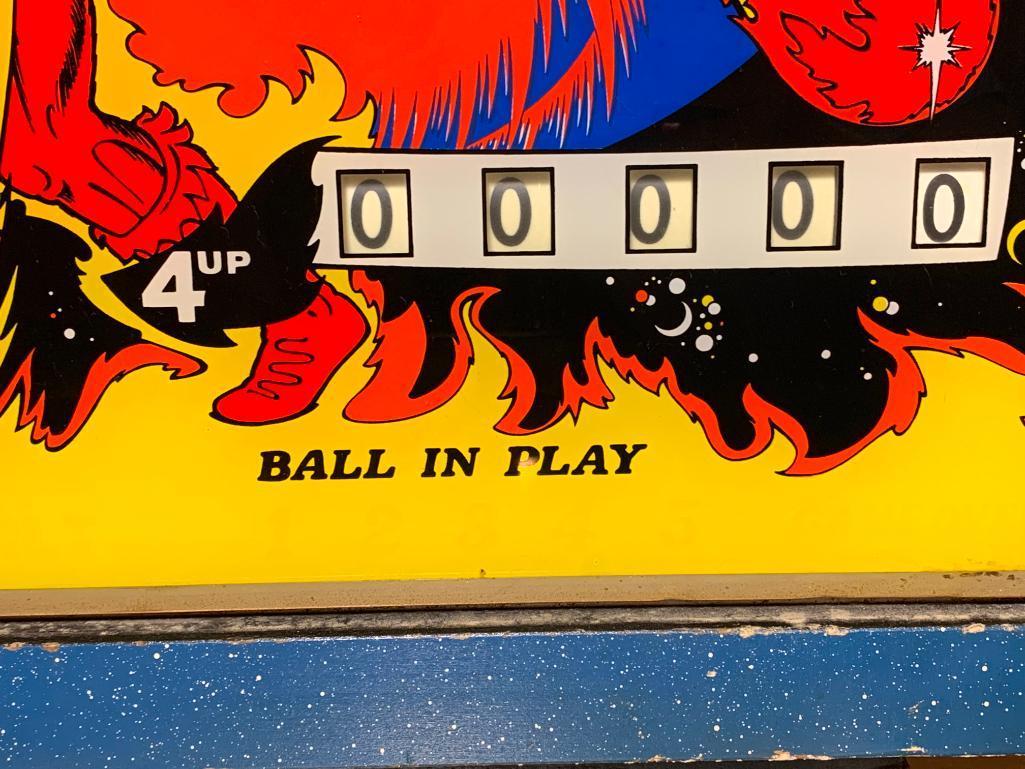 Bally Fireball Pinball Machine (WORKS)
