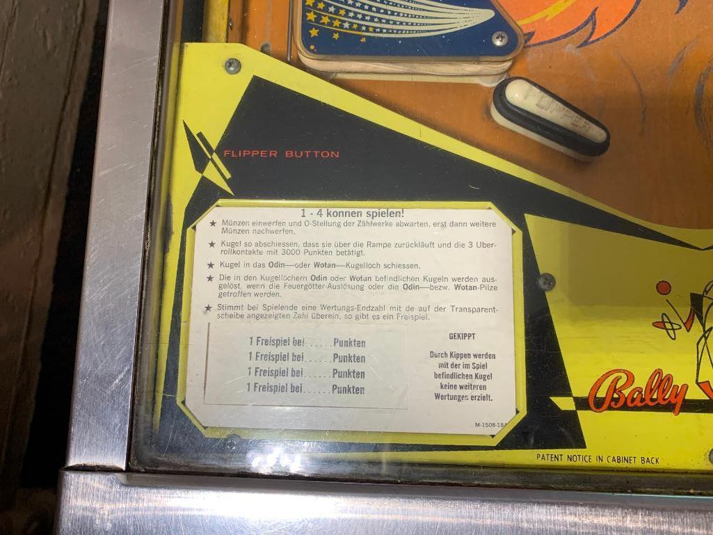 Bally Fireball Pinball Machine (WORKS)