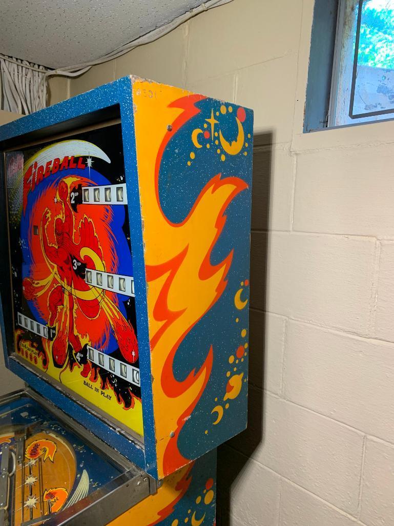 Bally Fireball Pinball Machine (WORKS)