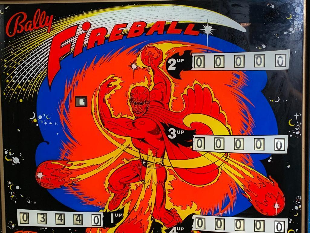 Bally Fireball Pinball Machine (WORKS)