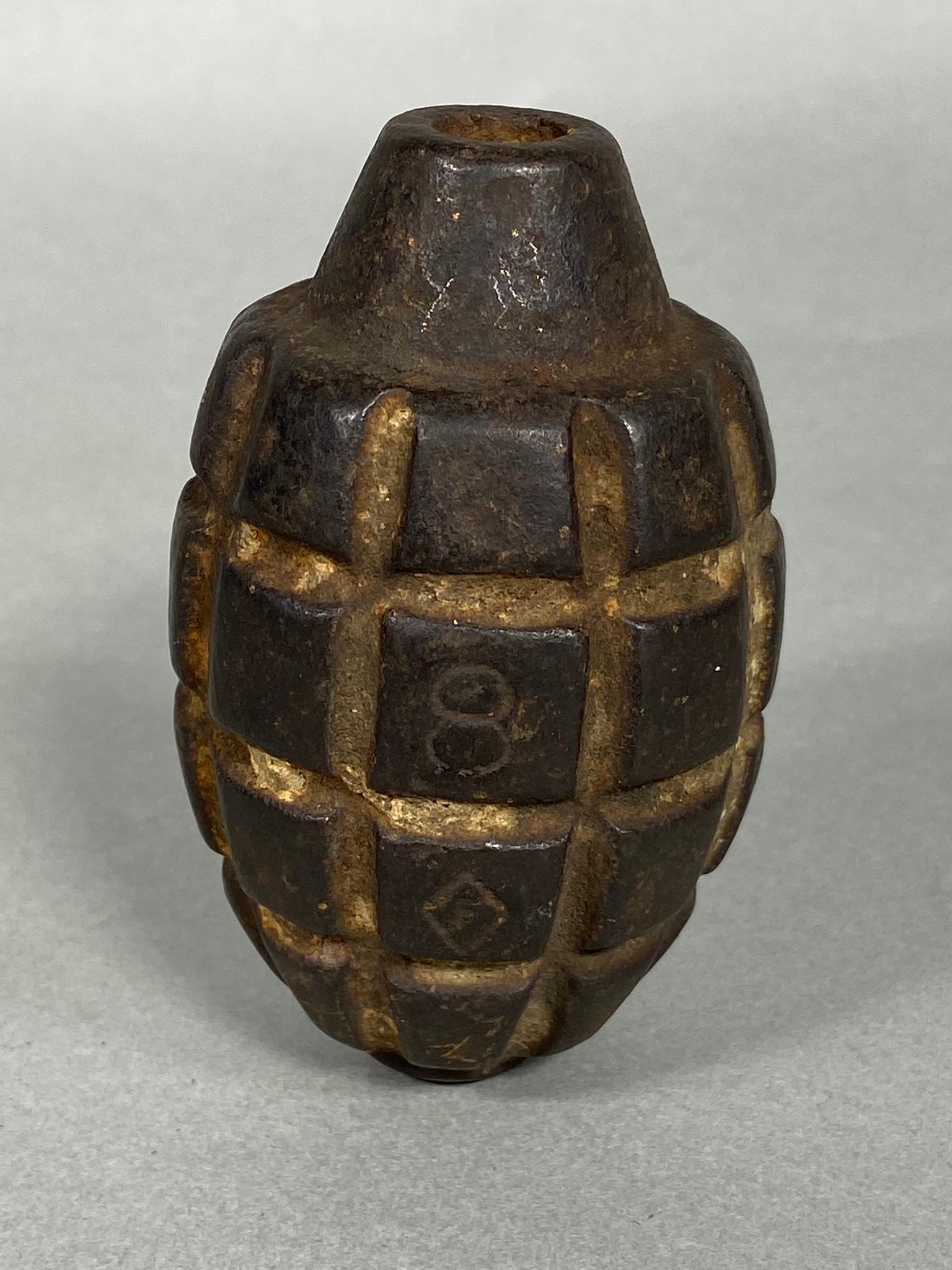 WWI UNITED STATES MK 1 HAND GRENADE BODY - INERT
