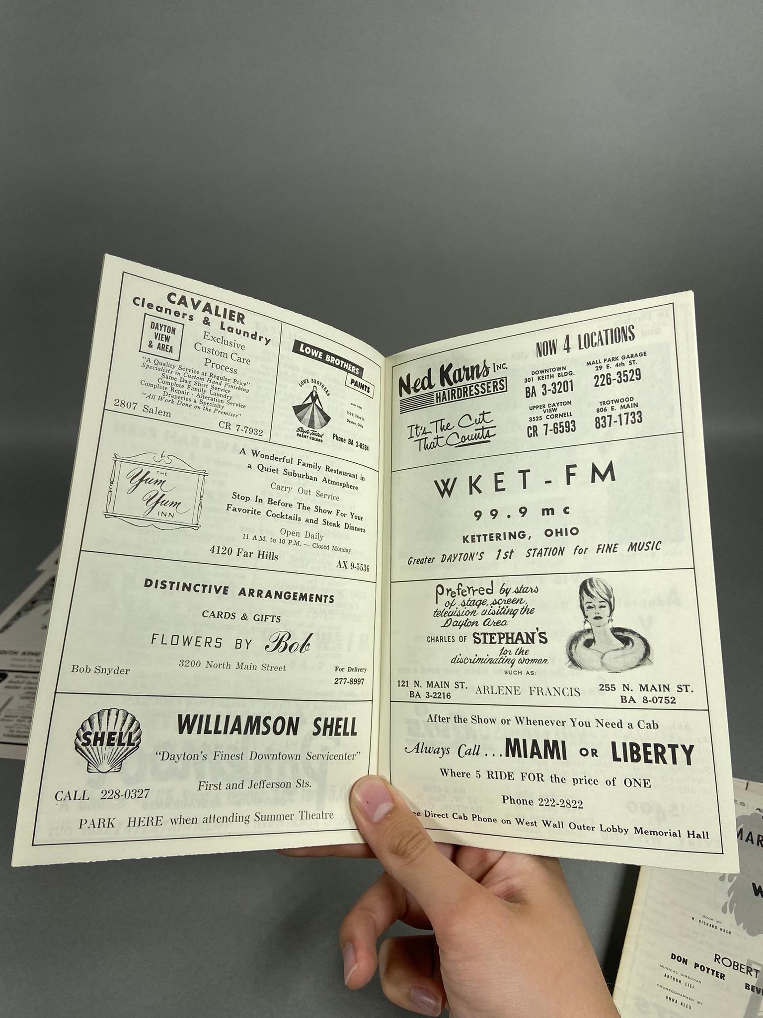 Large Lot Theater Programs Kenley Players Columbus