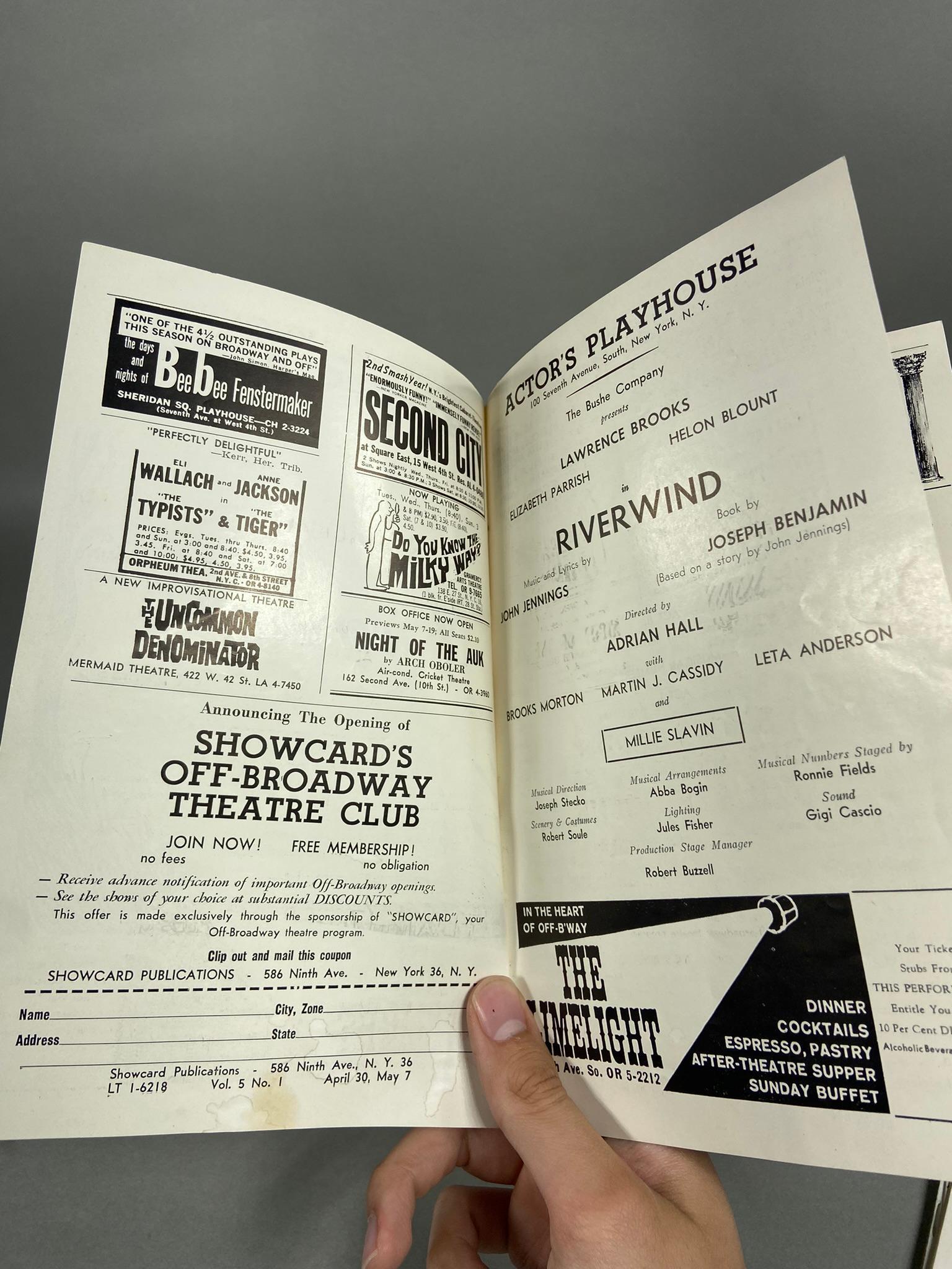 Large Lot Theater Programs Kenley Players Columbus
