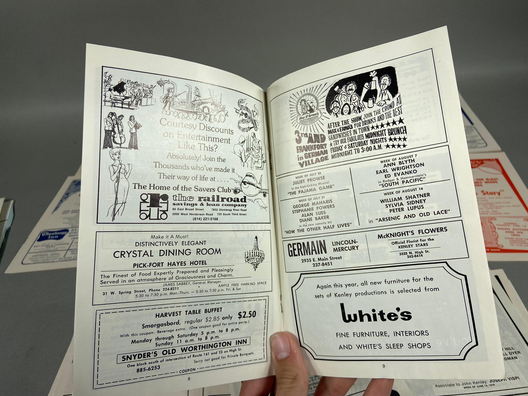 Large Lot Theater Programs Kenley Players Columbus