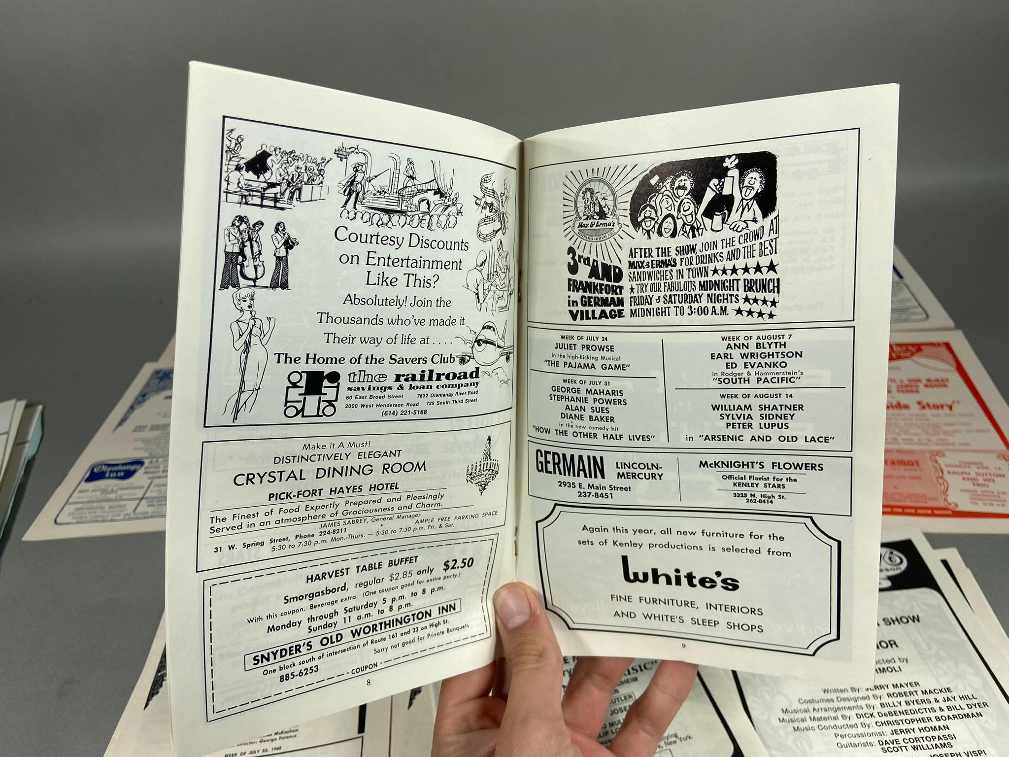 Large Lot Theater Programs Kenley Players Columbus