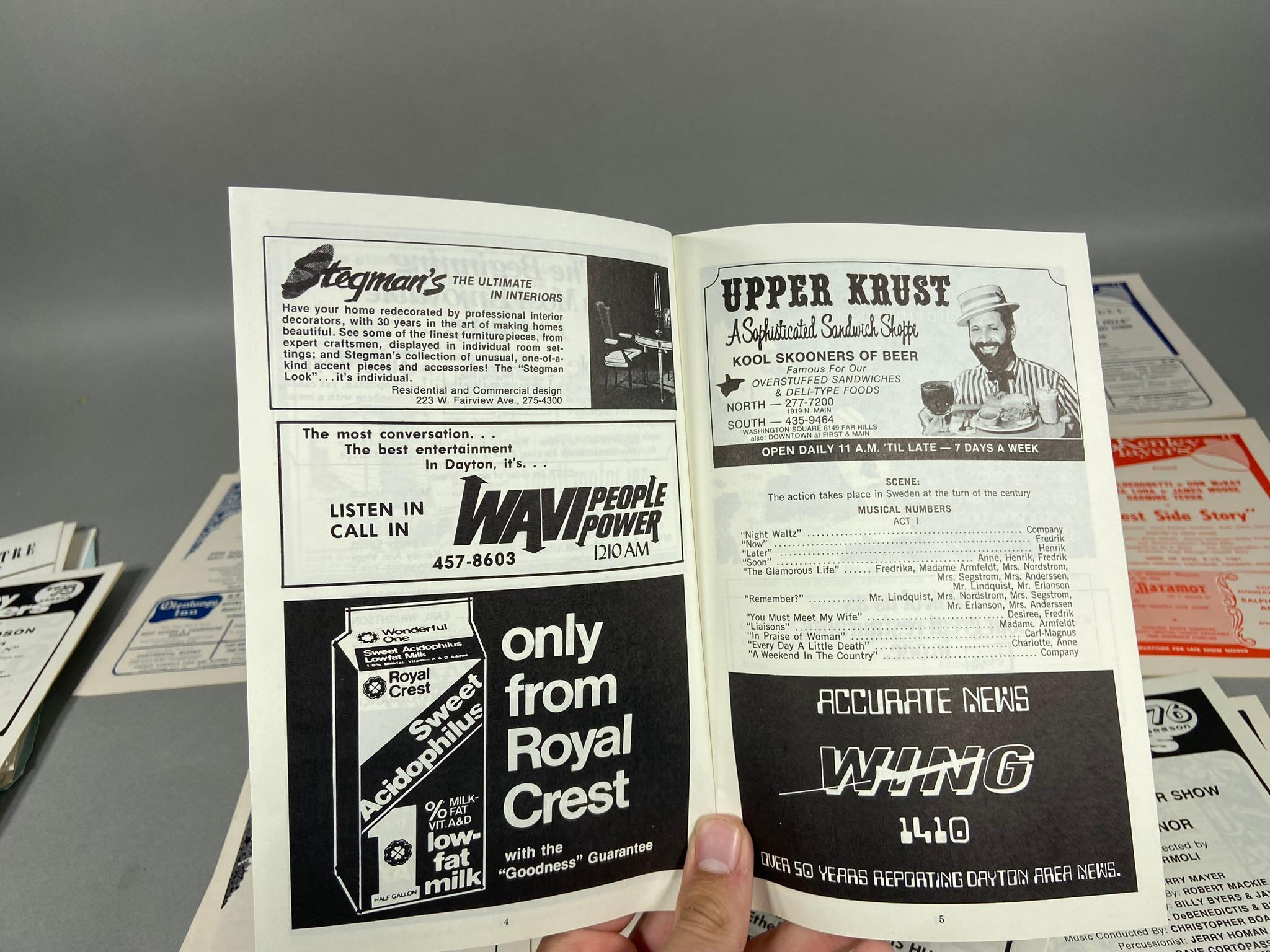 Large Lot Theater Programs Kenley Players Columbus