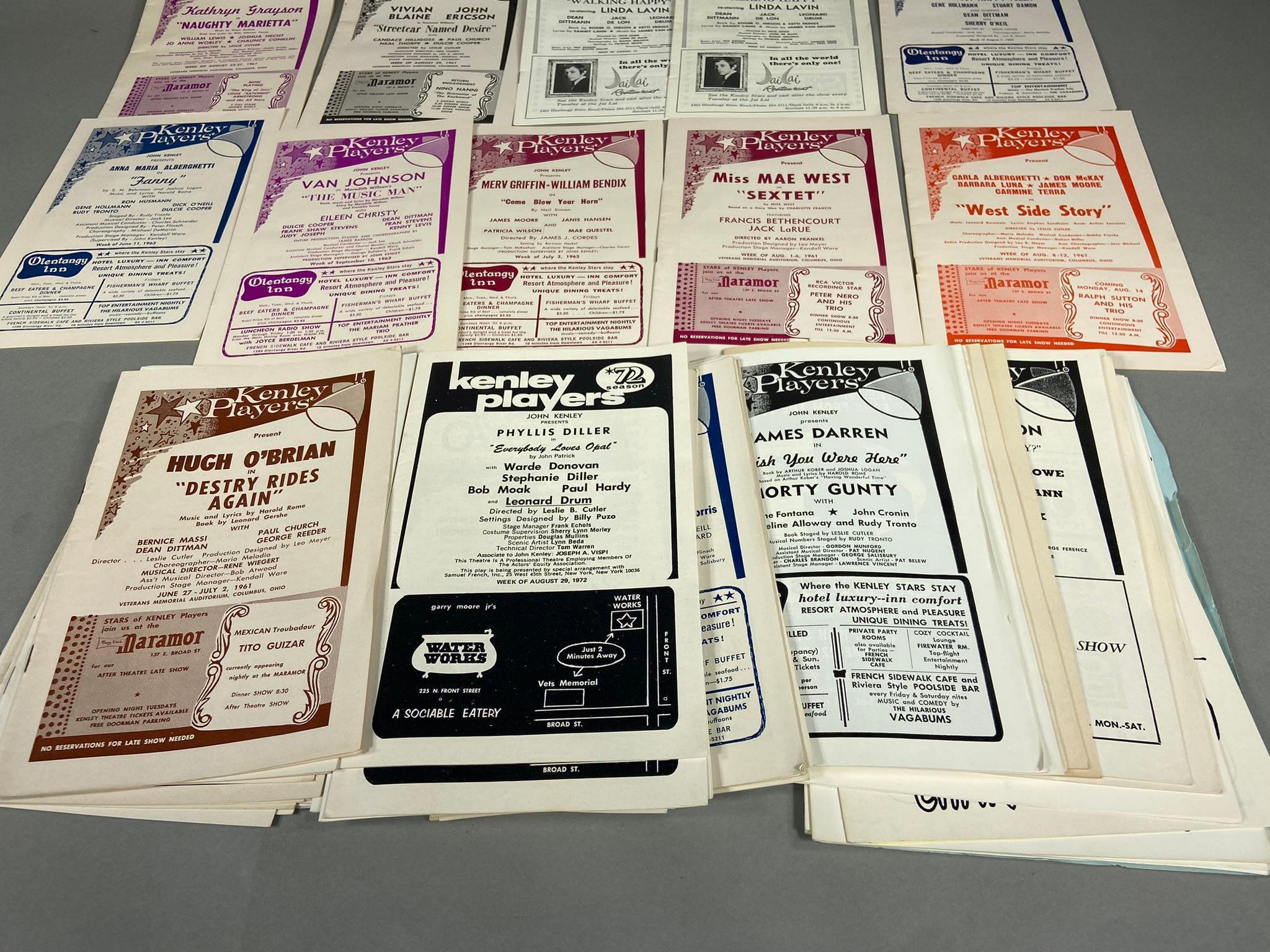 Large Lot Theater Programs Kenley Players Columbus
