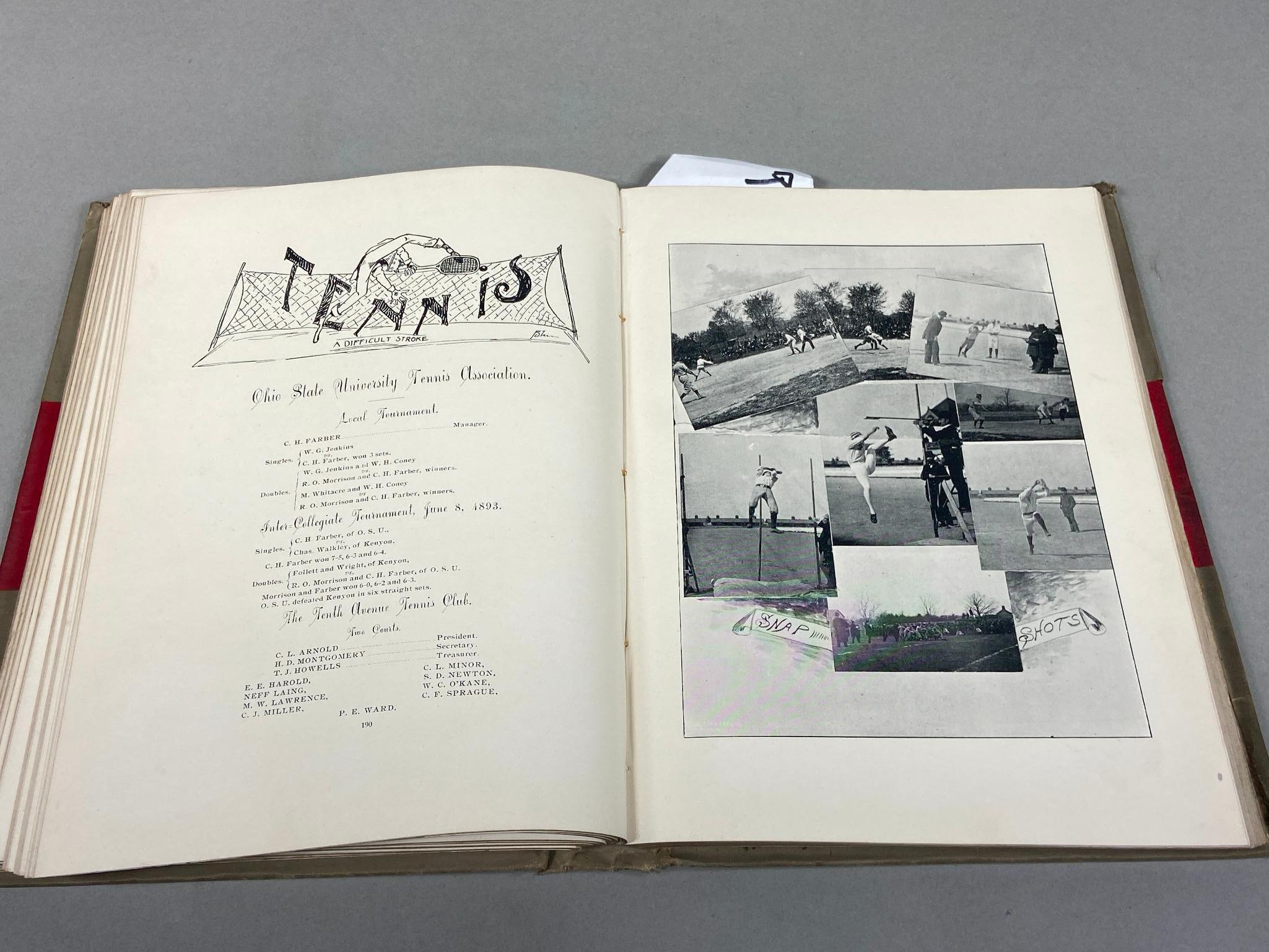 Rare 1892 Ohio State University Makio Yearbook Ohio State University