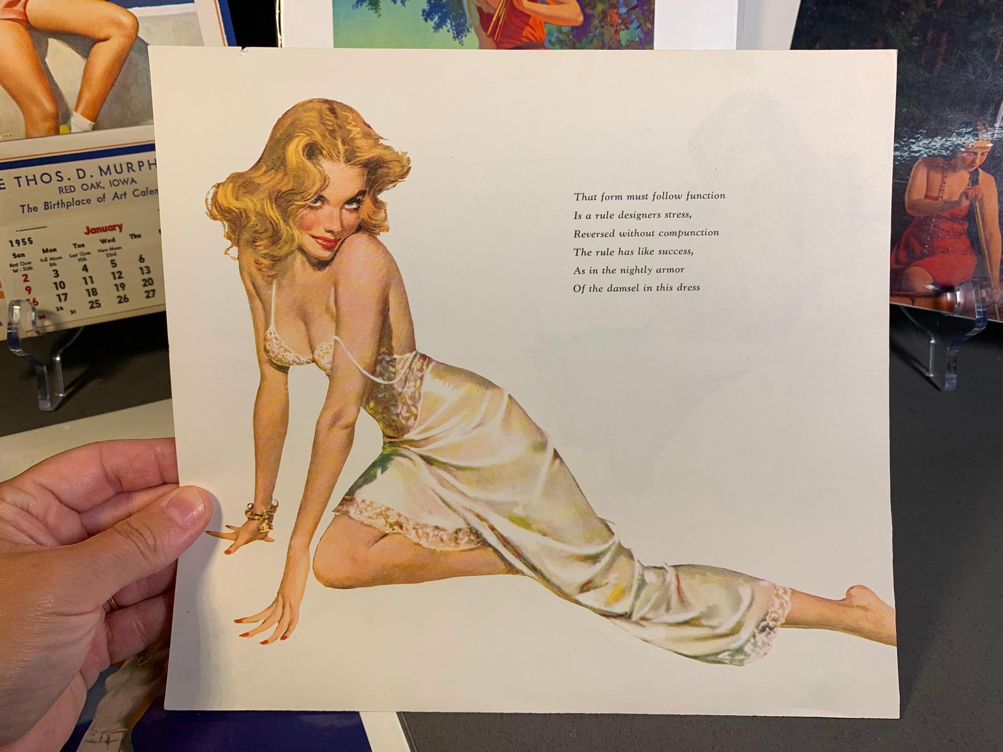 Group Lot of Advertising, Lithographs, Calendar