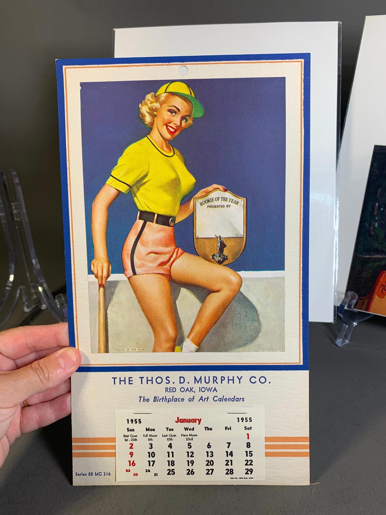 Group Lot of Advertising, Lithographs, Calendar