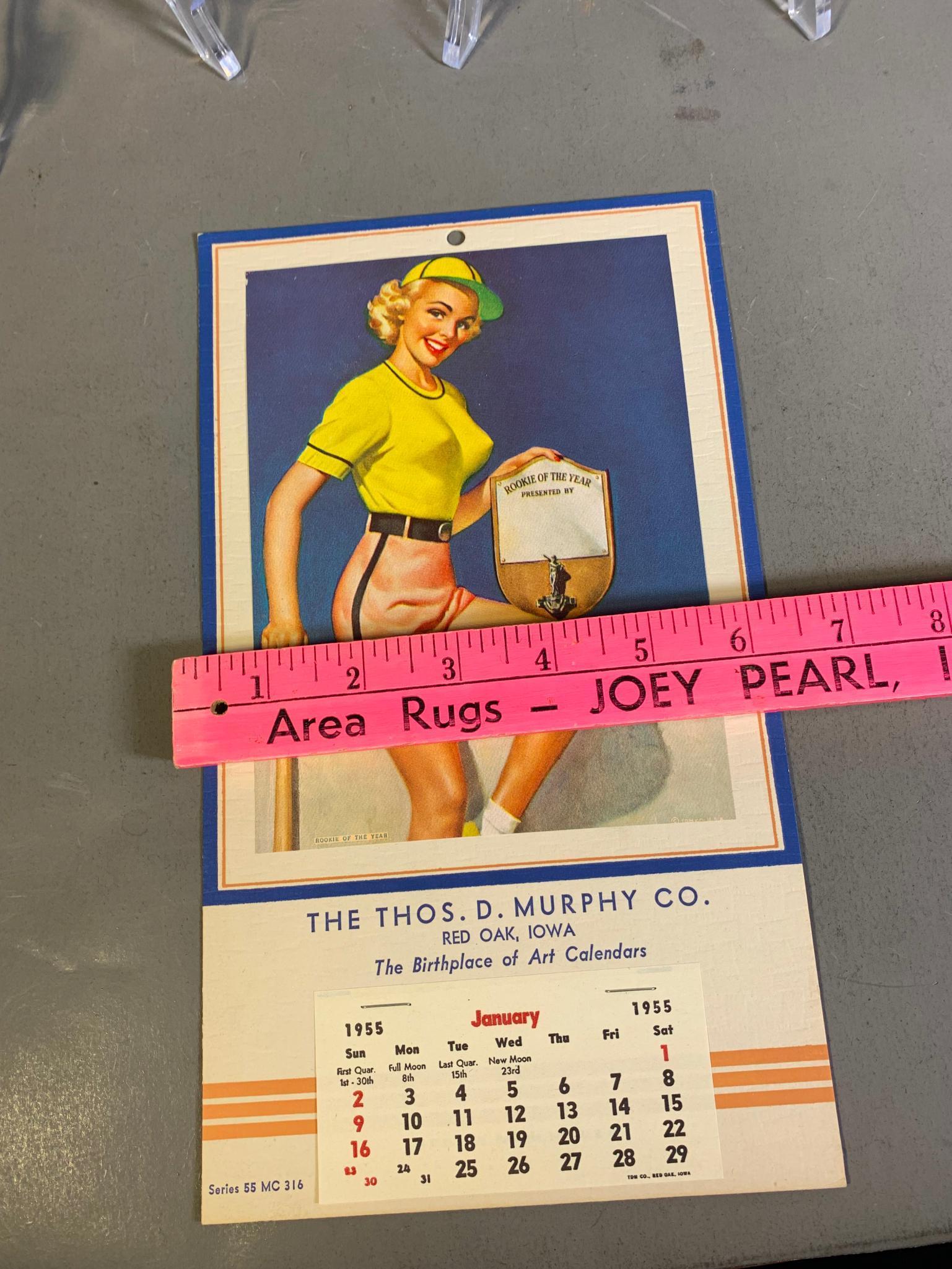 Group Lot of Advertising, Lithographs, Calendar
