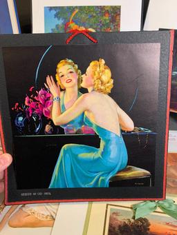 Group Lot of Advertising, Lithographs, Calendar