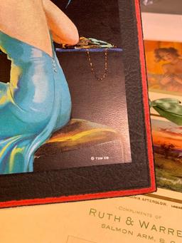 Group Lot of Advertising, Lithographs, Calendar