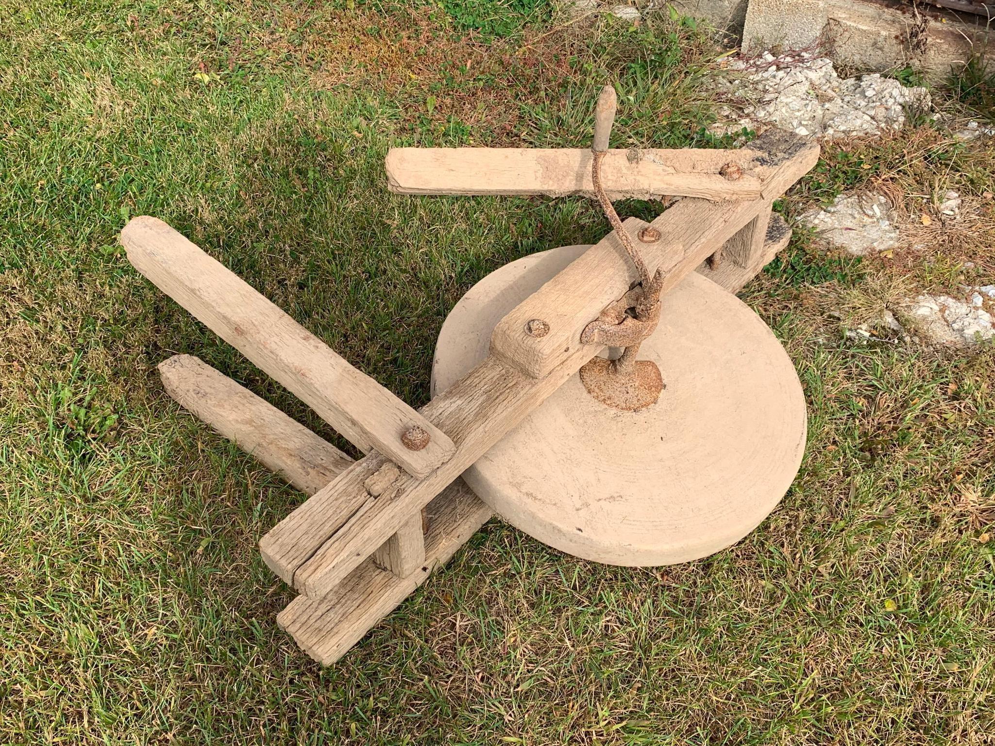 Antique Grinding Stone