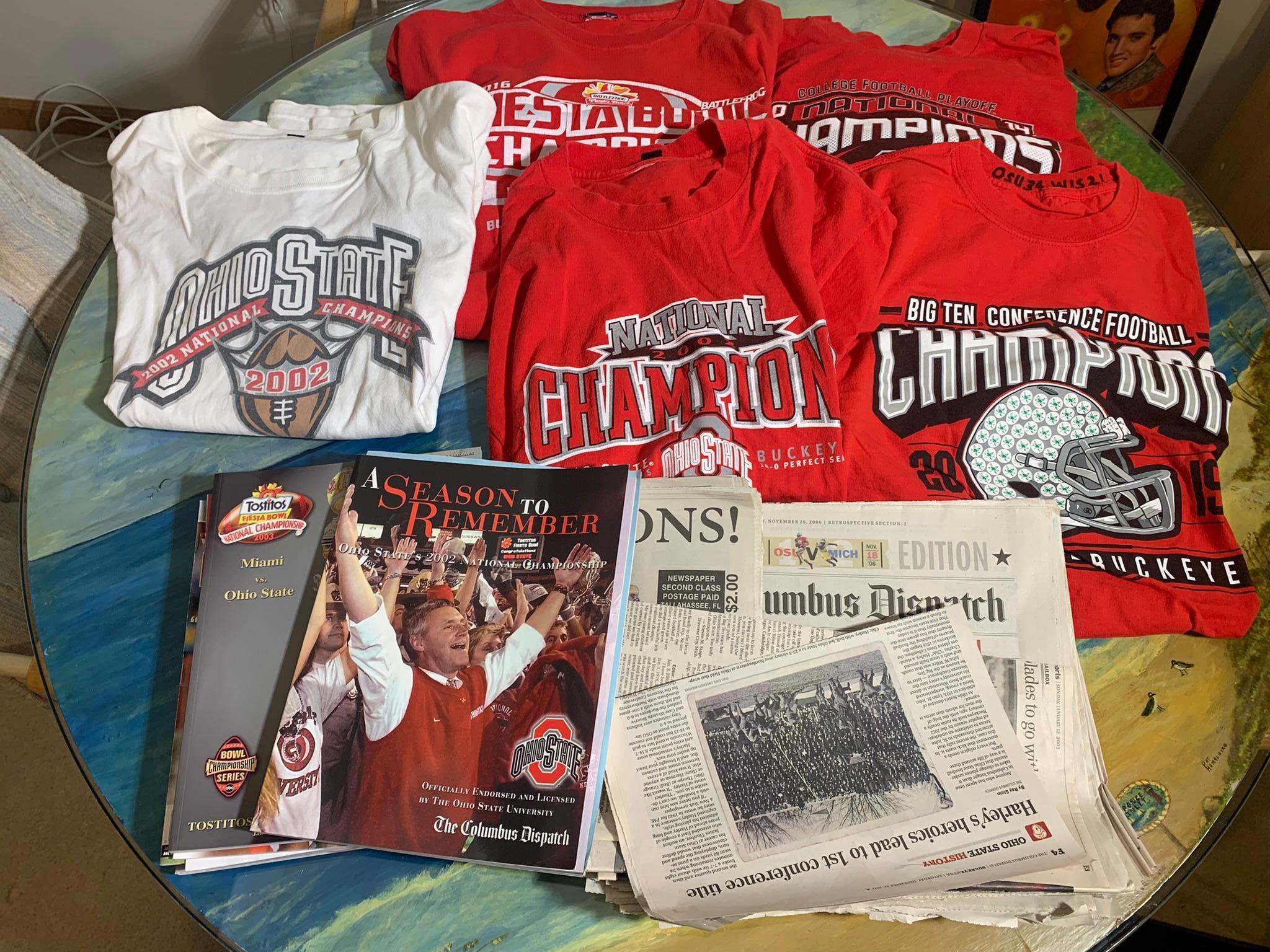 OSU Collectibles - T-Shirts, Newspaper Articles, Books, DVDs