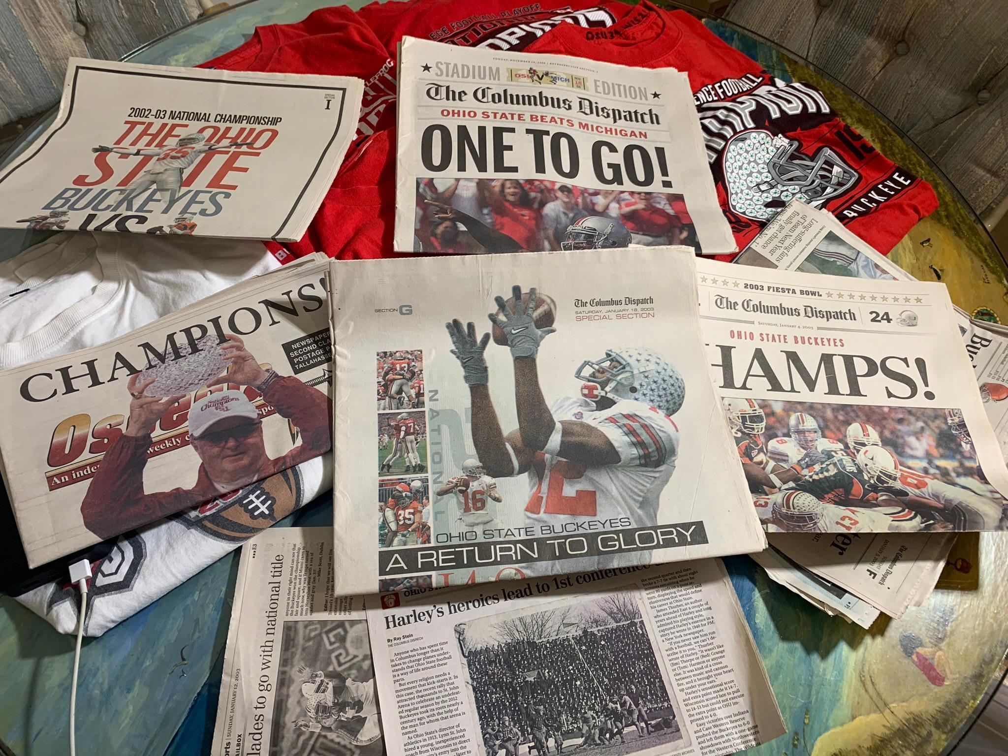OSU Collectibles - T-Shirts, Newspaper Articles, Books, DVDs
