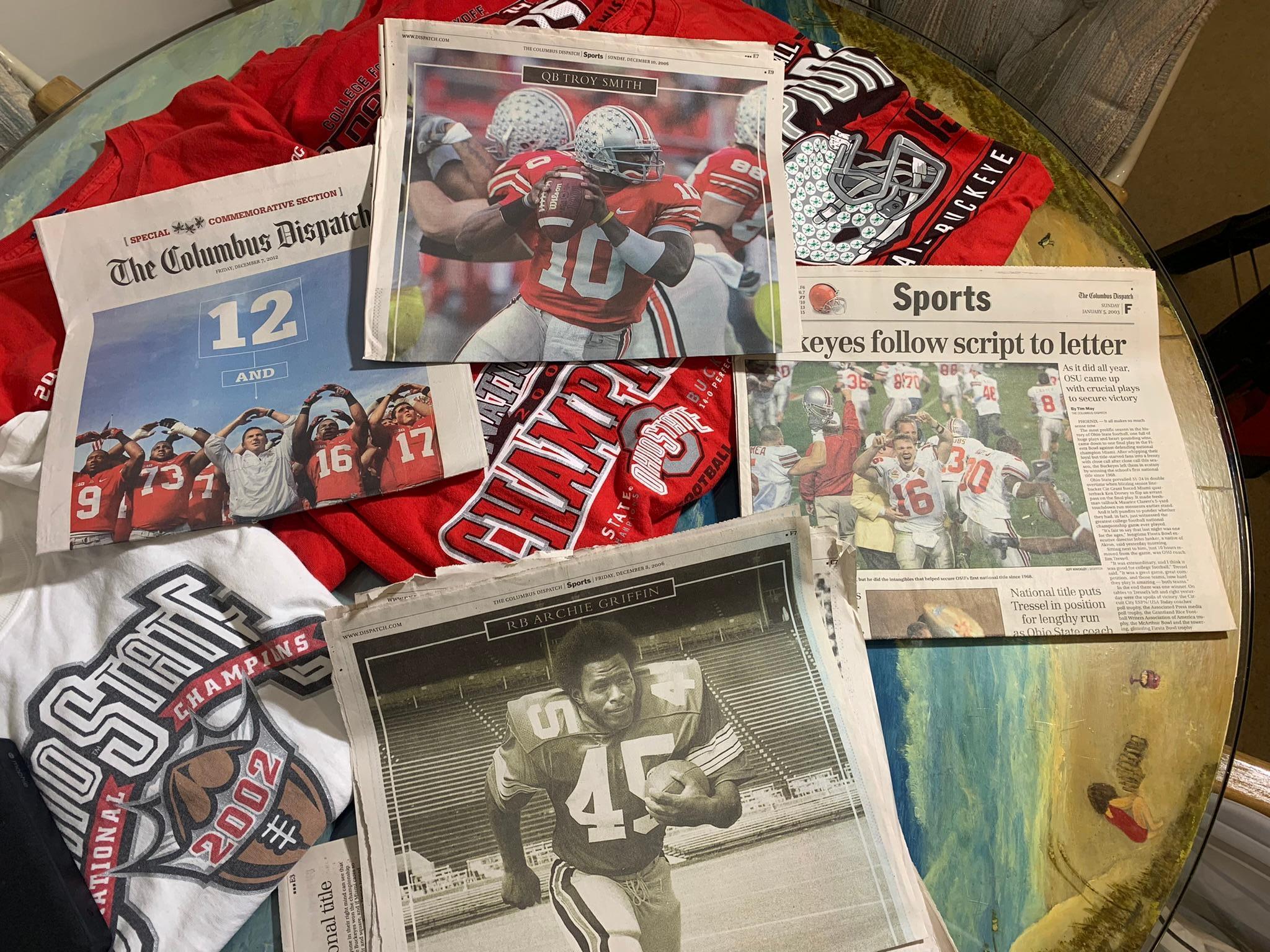 OSU Collectibles - T-Shirts, Newspaper Articles, Books, DVDs