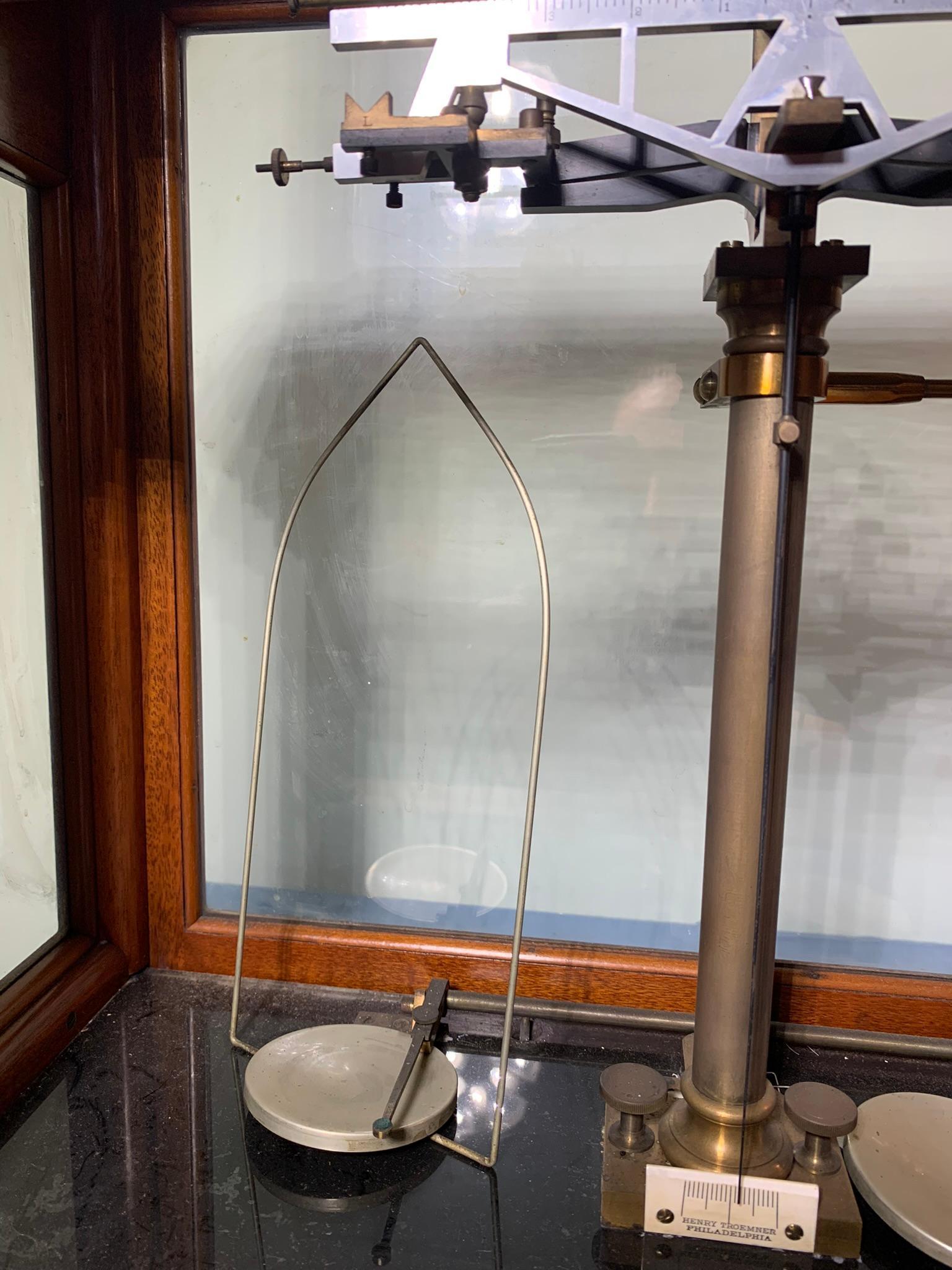 Henry Troemner Scientific Cased Apothecary Balance Scale