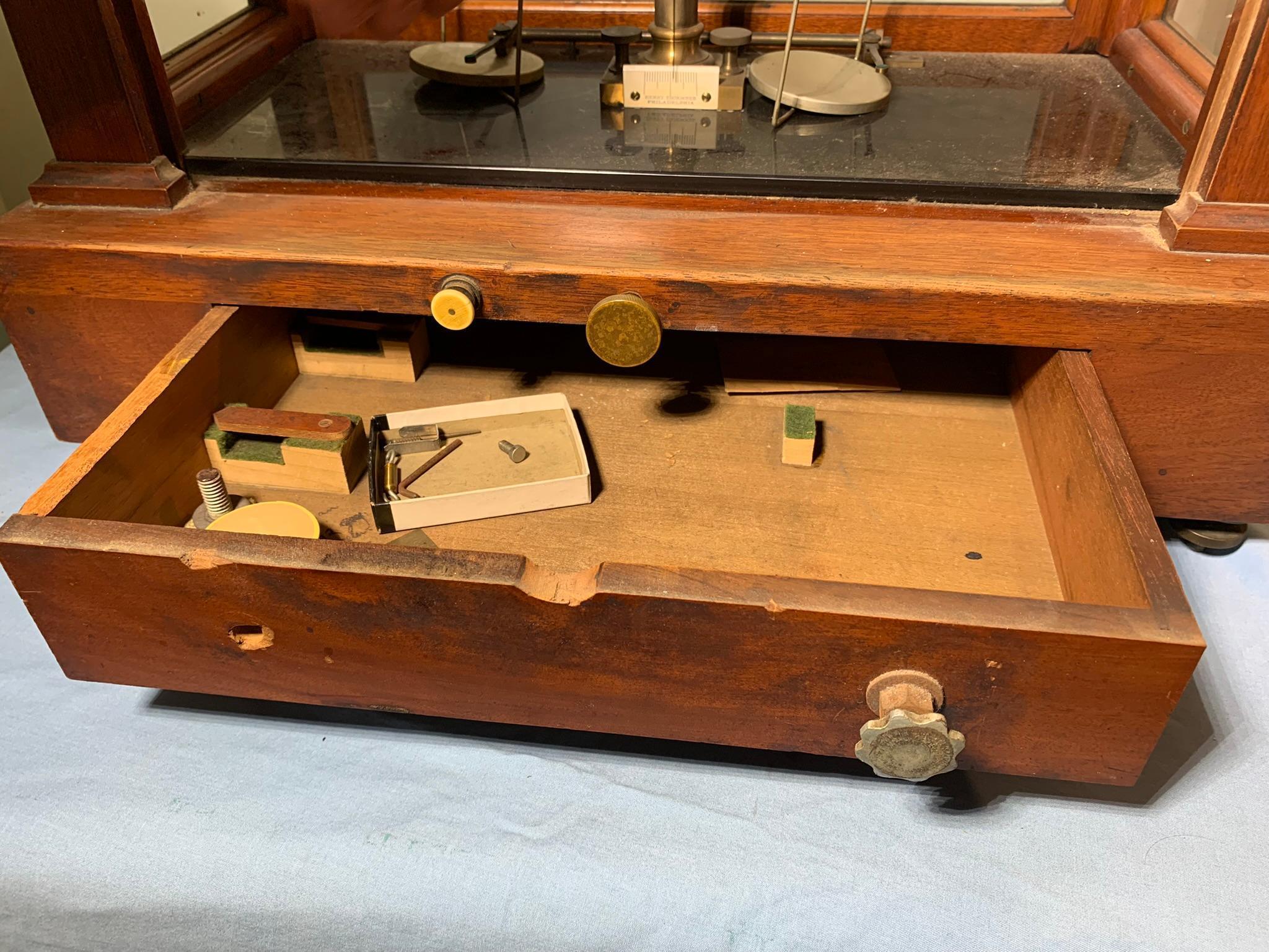 Henry Troemner Scientific Cased Apothecary Balance Scale