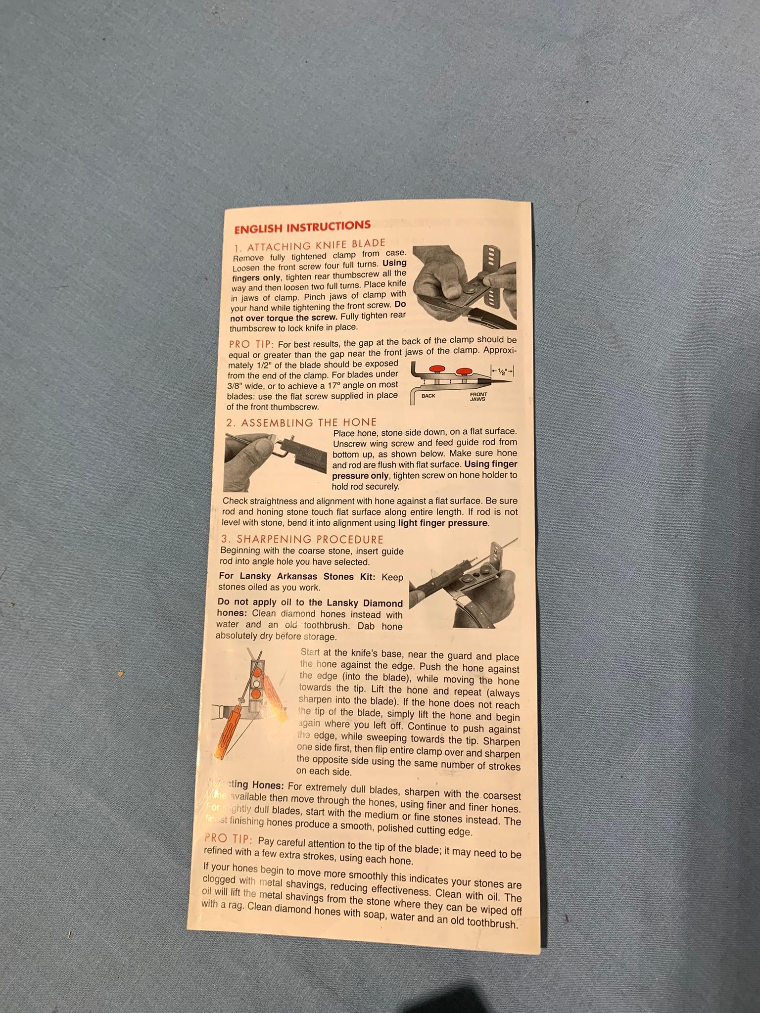 Lansky Knife Sharpening Set