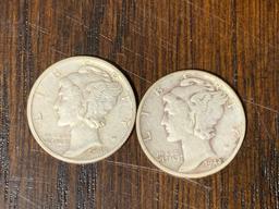 Group of Silver Dimes