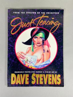 Vintage Just Teasing Framing Poster-Size Fantasy & Pin-Up Art by Dave Stevens