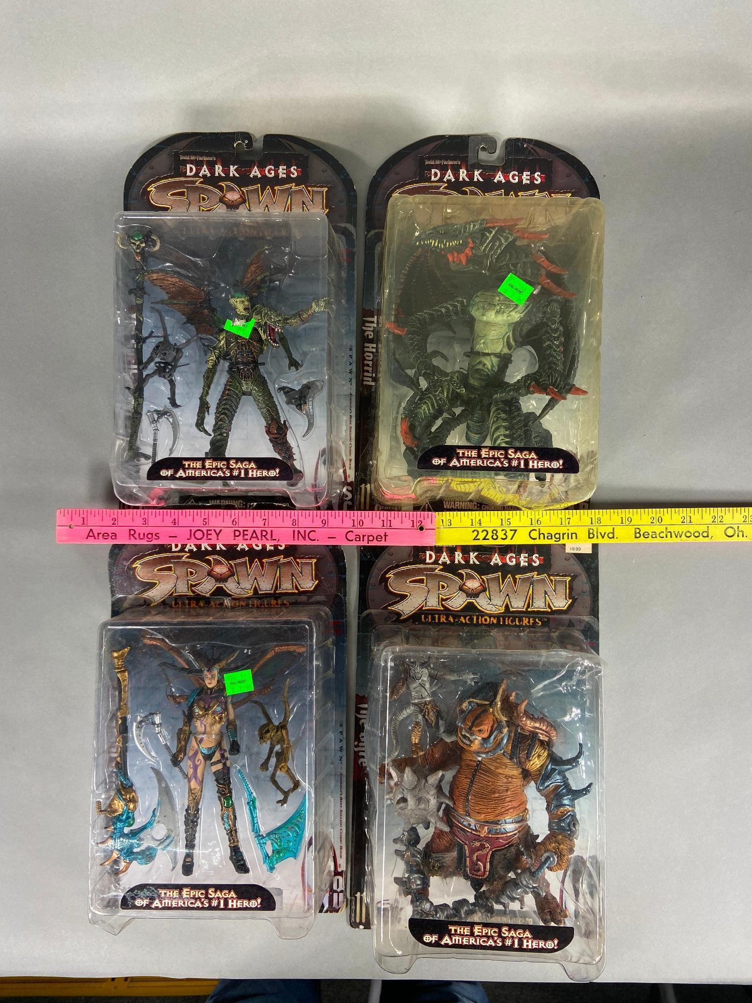 4 Vintage Dark Ages Spawn McFarlane Action Figure Toys