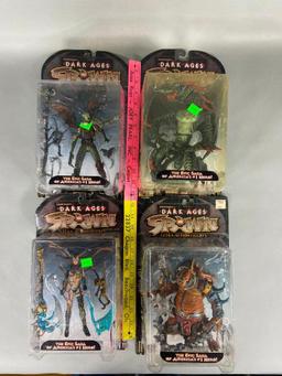 4 Vintage Dark Ages Spawn McFarlane Action Figure Toys