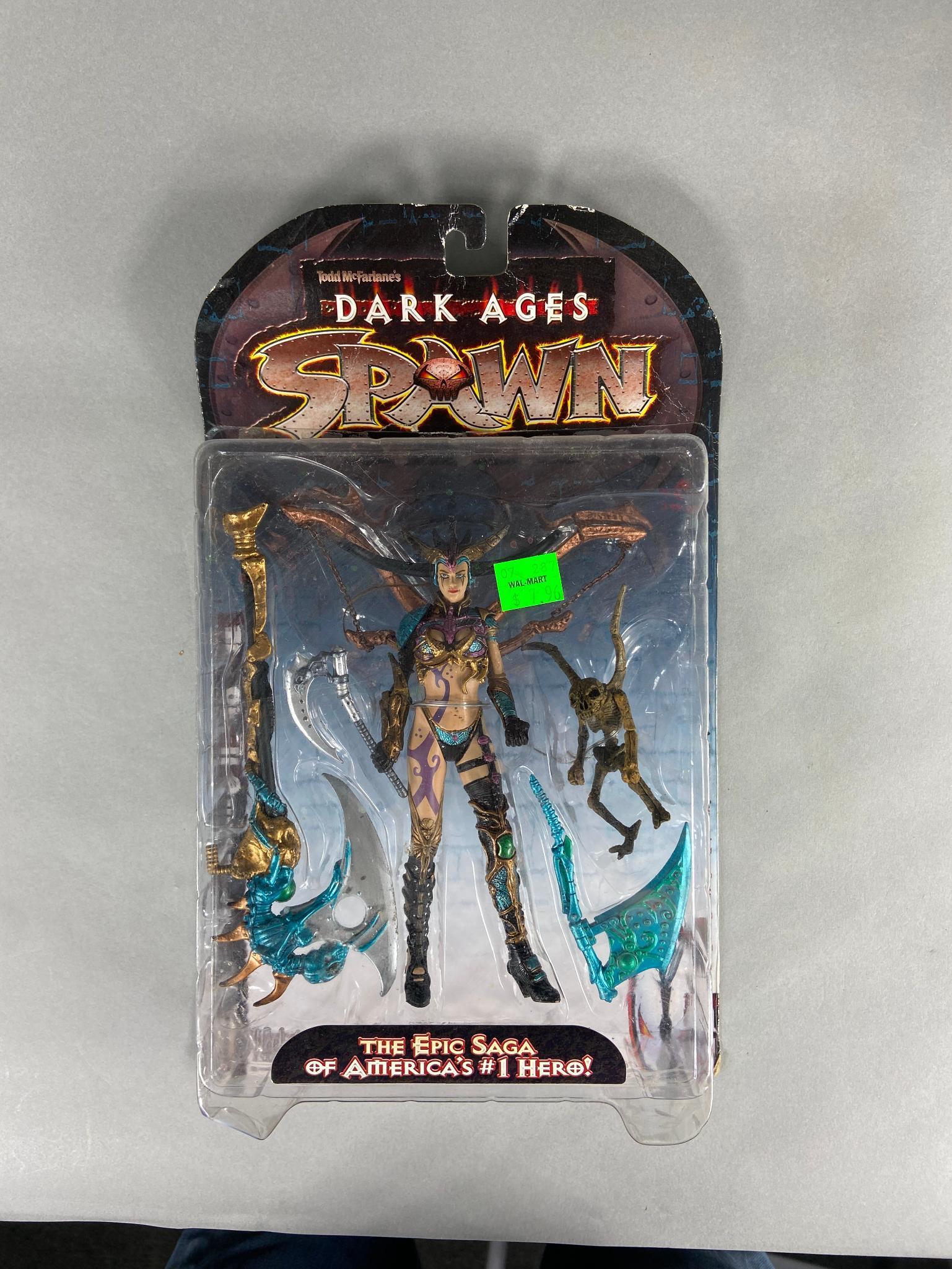 4 Vintage Dark Ages Spawn McFarlane Action Figure Toys