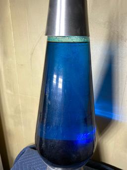Giant Sized Blue Sparkle Lava Lamp