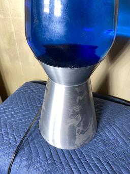 Giant Sized Blue Sparkle Lava Lamp