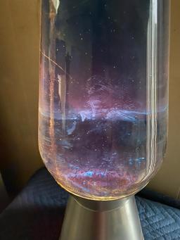 Giant Sized Blue Sparkle Lava Lamp