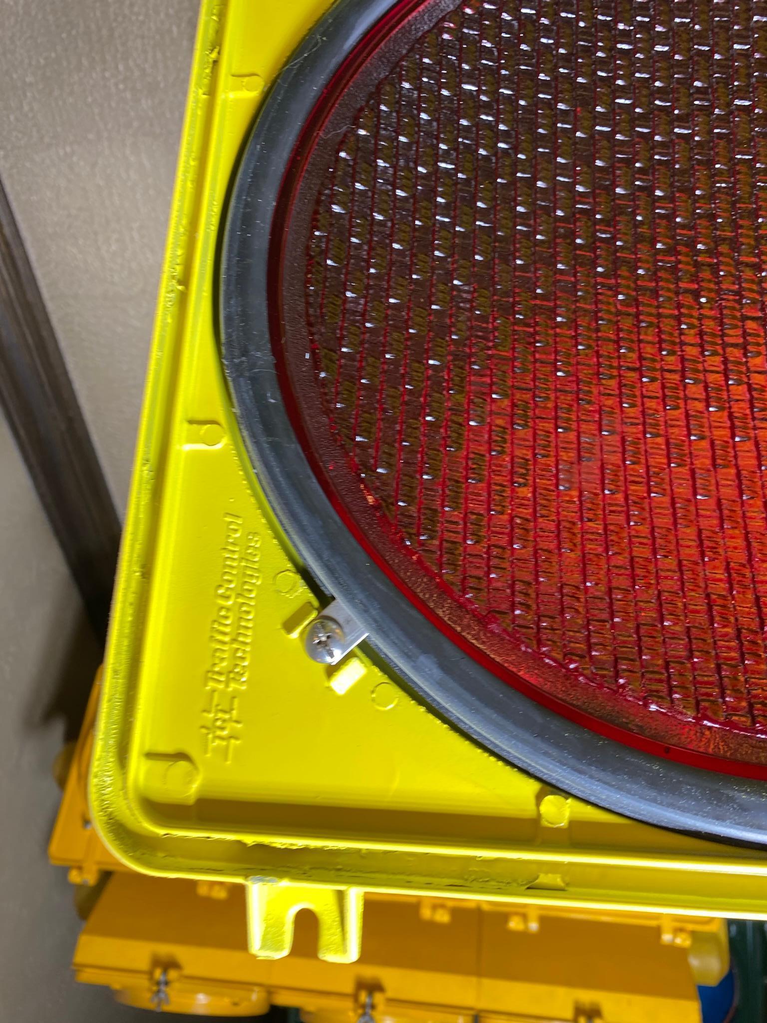 Vintage Traffic Stop Light on Stand with Swivel - Lights Up!