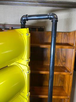 Vintage Traffic Stop Light on Stand with Swivel - Lights Up!