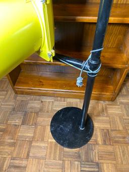 Vintage Traffic Stop Light on Stand with Swivel - Lights Up!