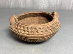 Unusual Pre Columbian Incised Bowl Columbia