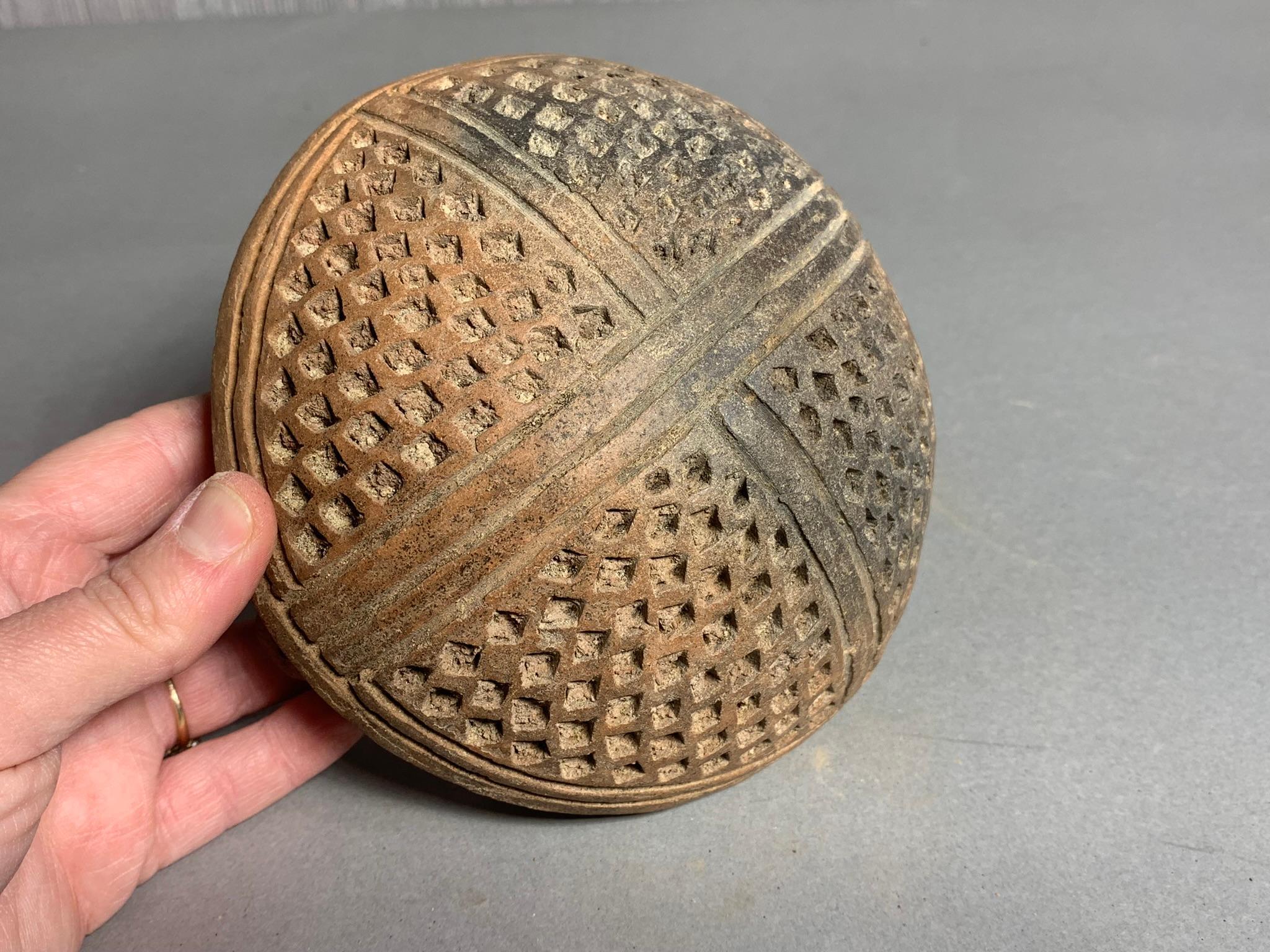 Unusual Pre Columbian Incised Bowl Columbia