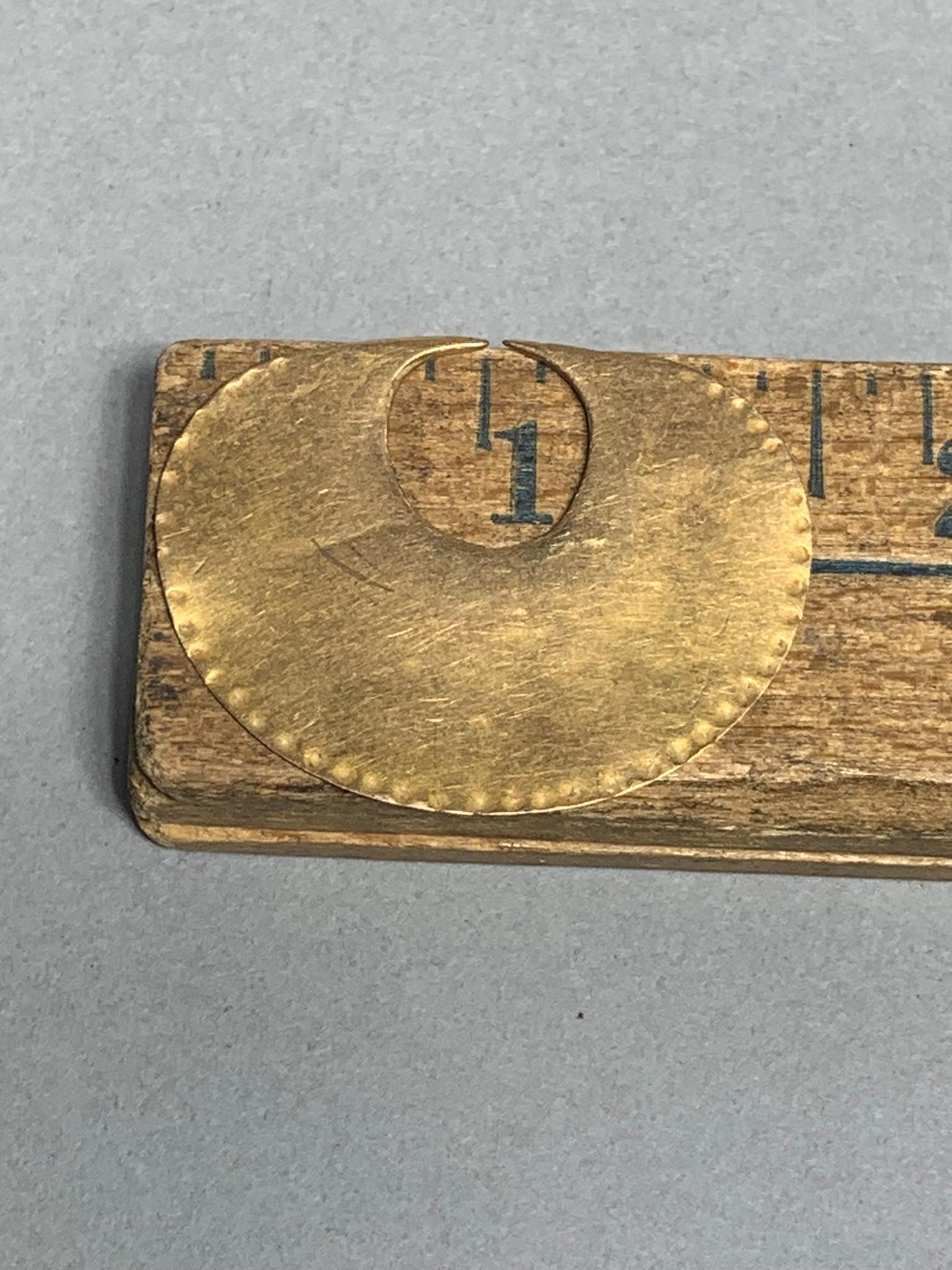 Pre Columbian Solid Gold Nose Ornament 3.15 Grams