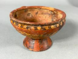 Pre Columbian Painted Small Footed Bowl Columbia