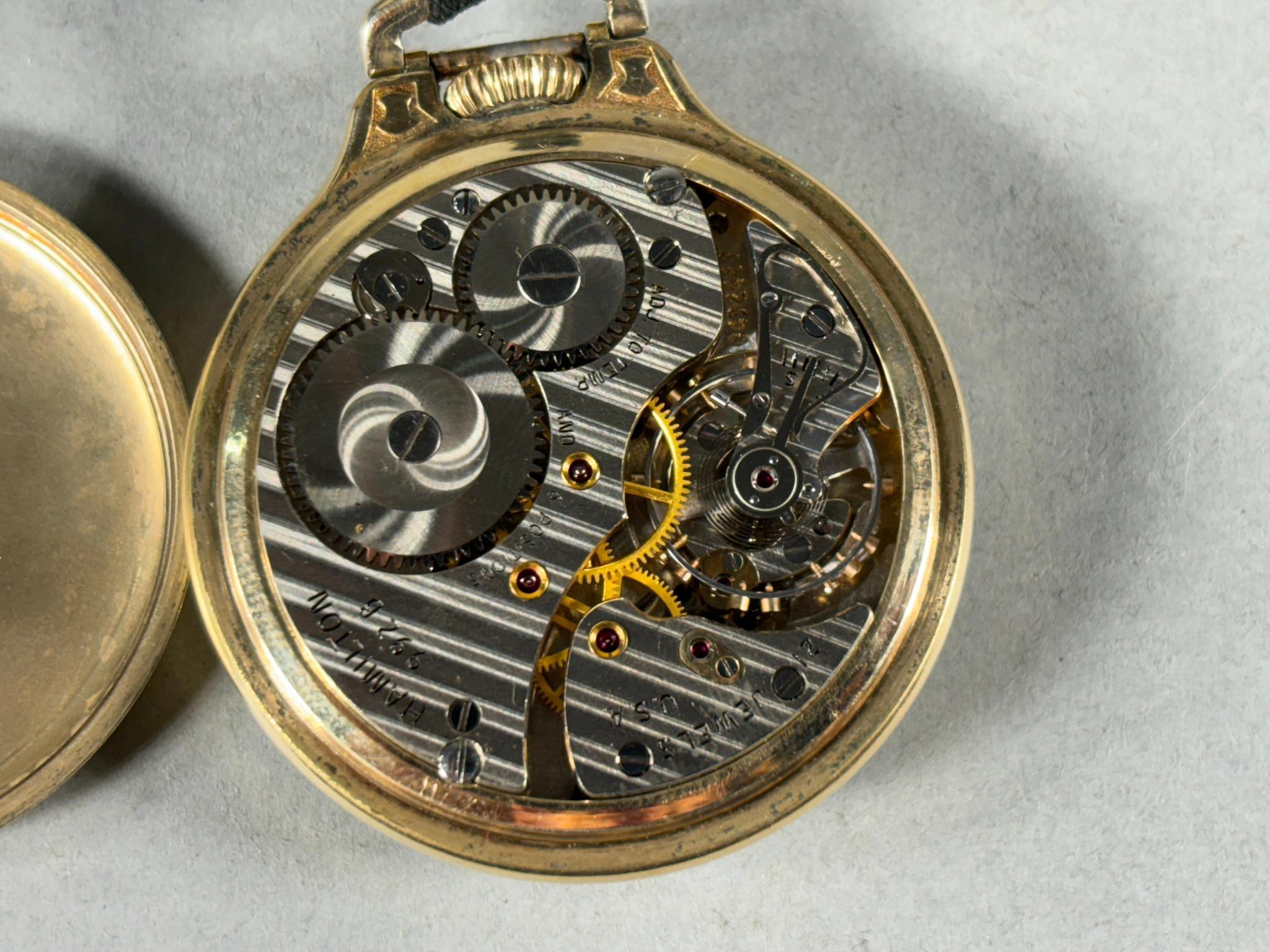 Hamilton Railway Special Pocket Watch Runs 992B 16 size 21H