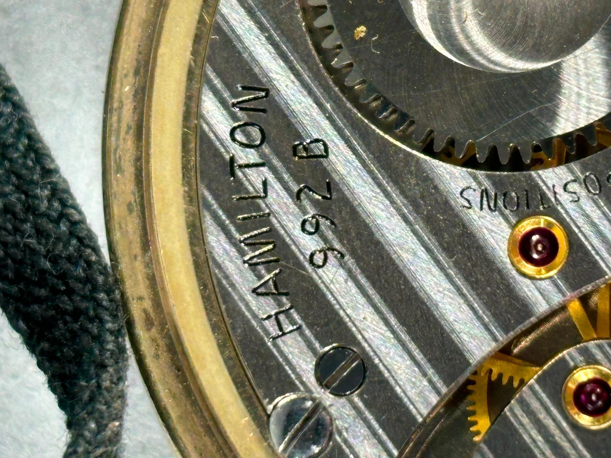 Hamilton Railway Special Pocket Watch Runs 992B 16 size 21H
