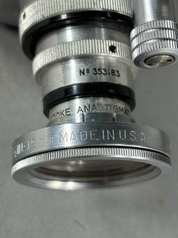 Vintage Filmo Auto 8 Movie Camera with Accessories