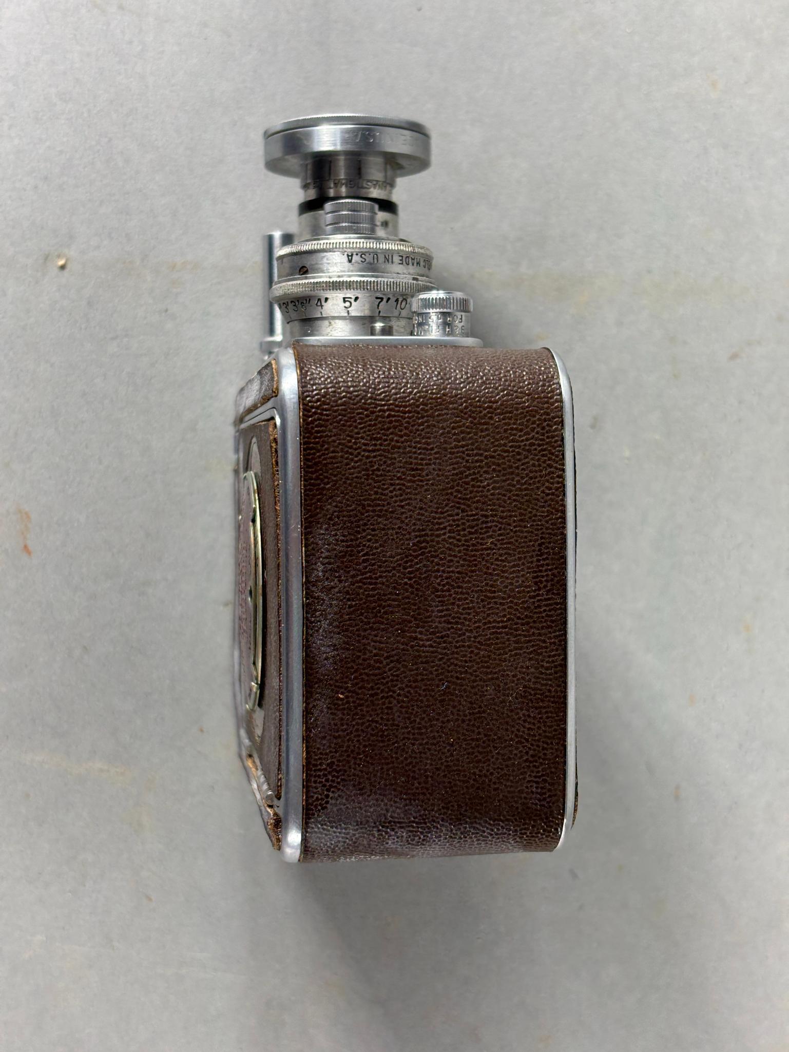 Vintage Filmo Auto 8 Movie Camera with Accessories