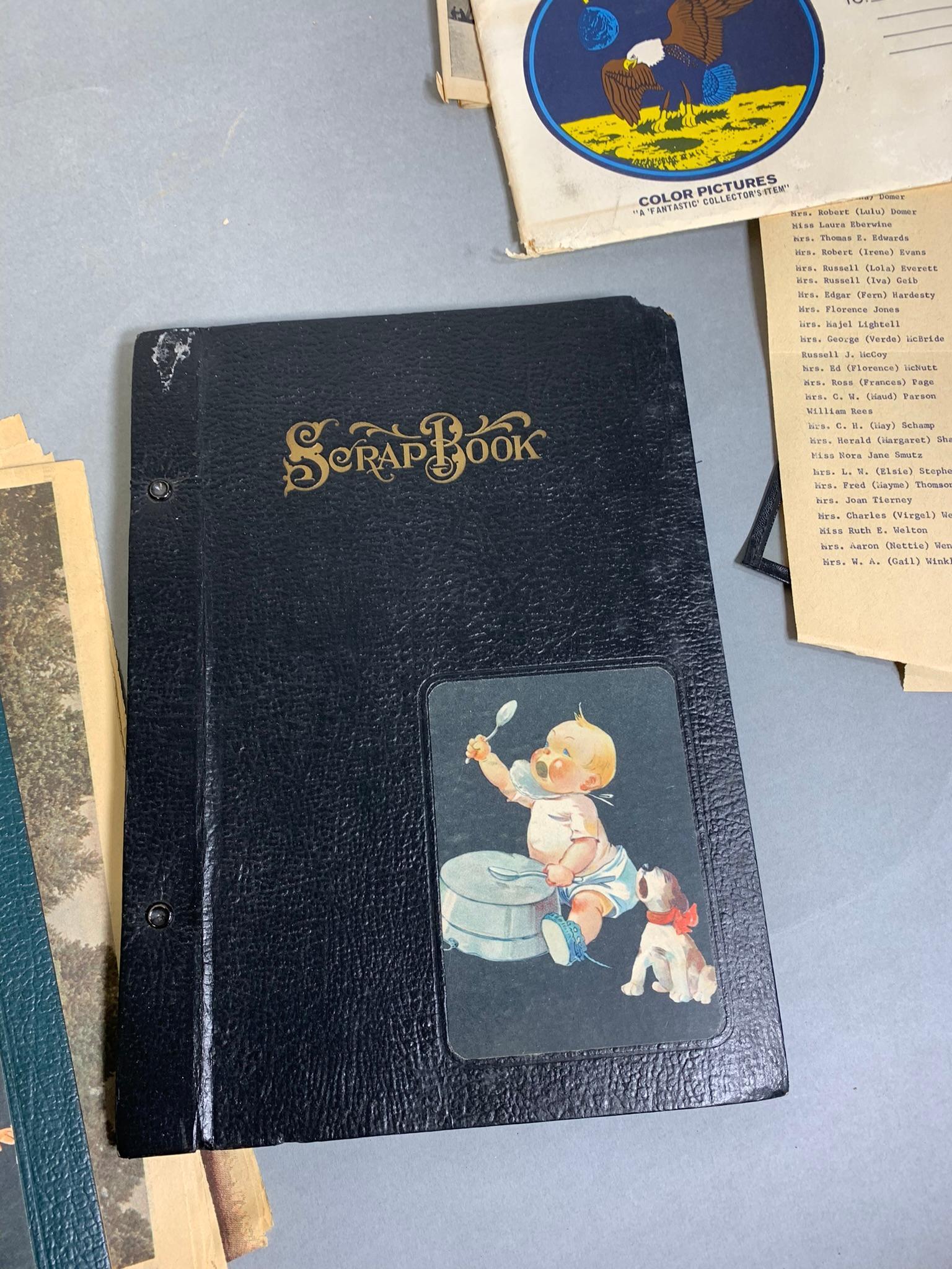 Group Lot Scrapbooks, 1893 Centennial Book, Popular Science and More
