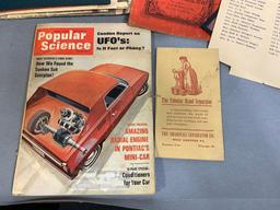 Group Lot Scrapbooks, 1893 Centennial Book, Popular Science and More