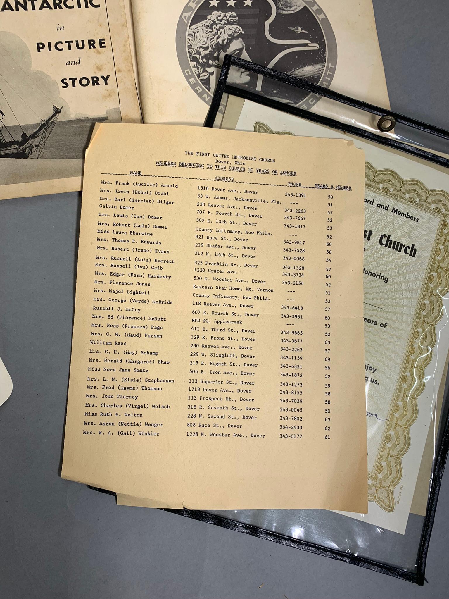 Group Lot Scrapbooks, 1893 Centennial Book, Popular Science and More