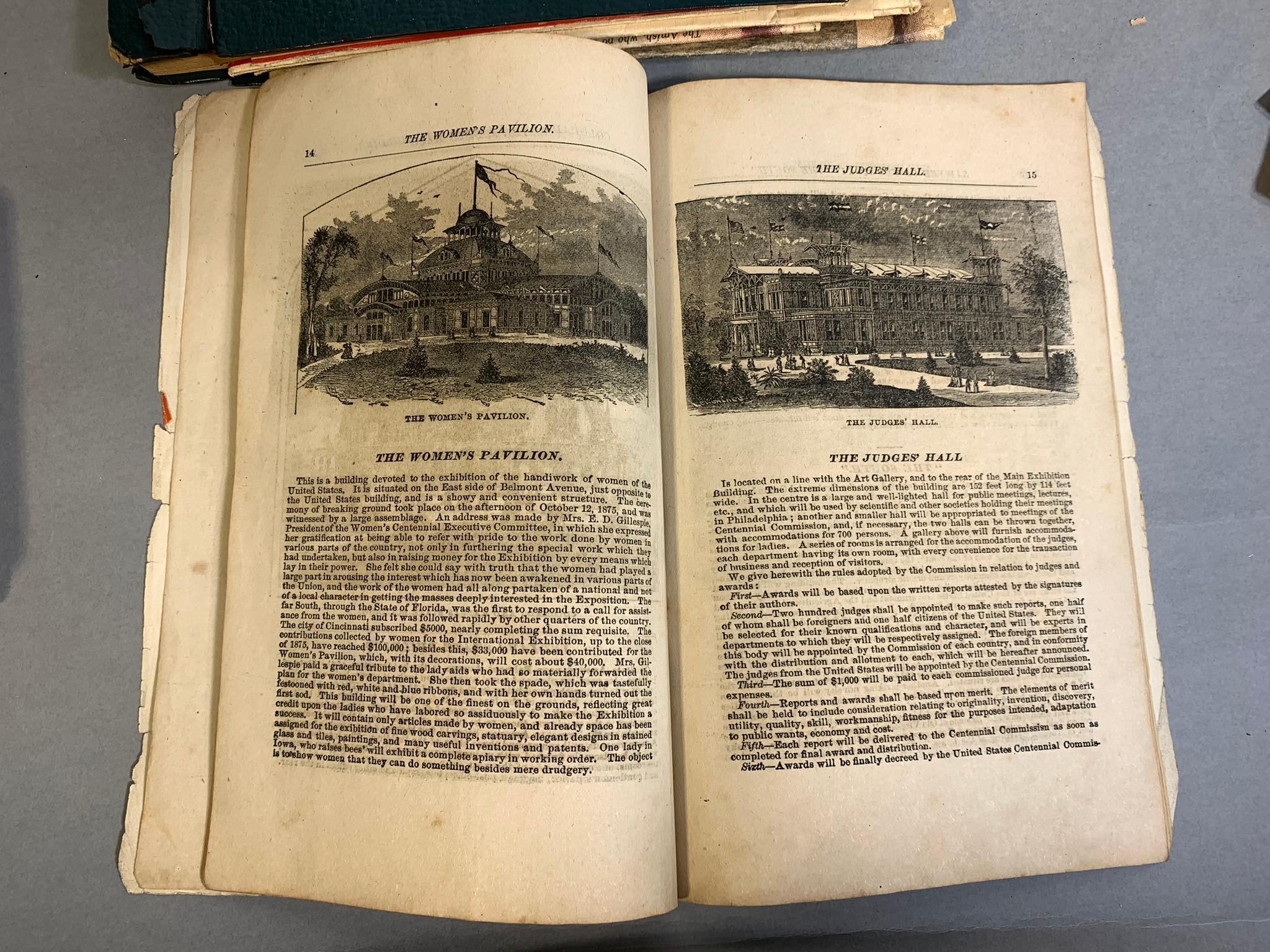 Group Lot Scrapbooks, 1893 Centennial Book, Popular Science and More